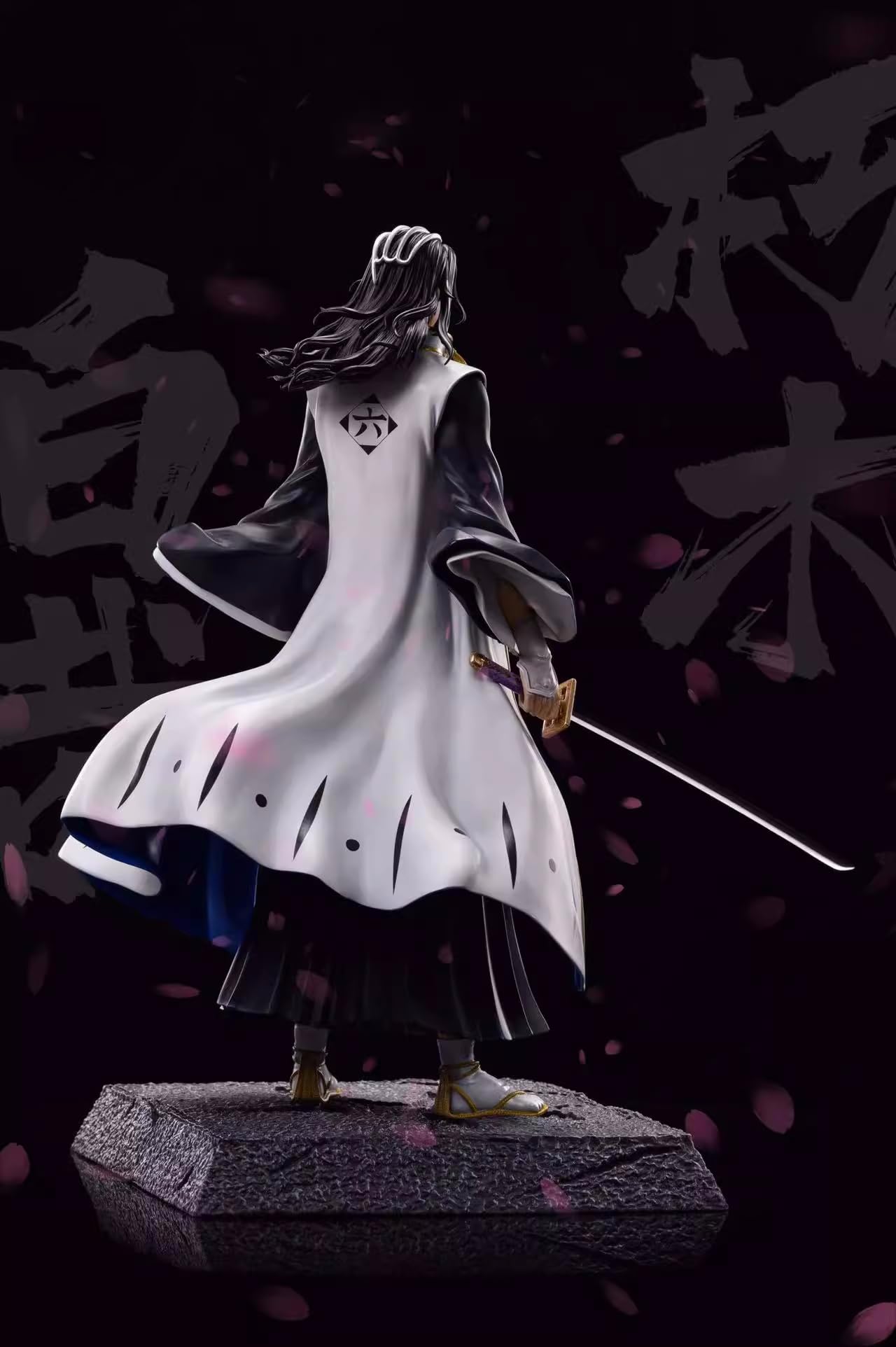 BLEACH 朽木白哉 ガレージキット ガレキ スタチュー①④ BLEACH 黒衣少年図 朽木白哉 ガレージキット ガレキ スタチュー